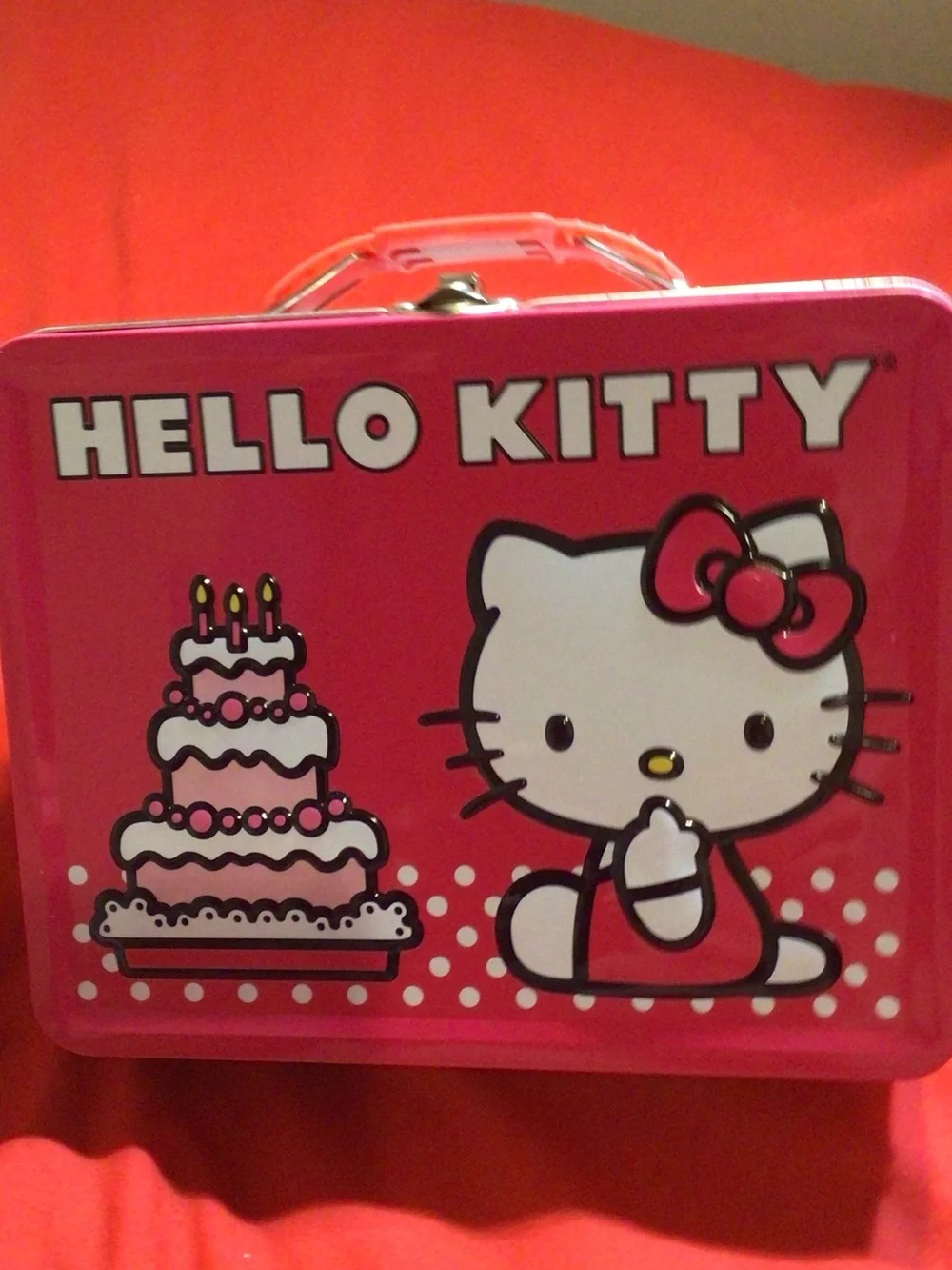 Sanrio Hello Kitty Birthday Cake Lunch Box